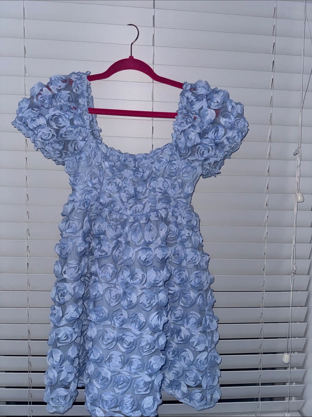 Altar'd State Light Blue Rosette Party Dress for Girls
